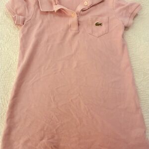 Lacoste Kids Light Pink Polo Shirt